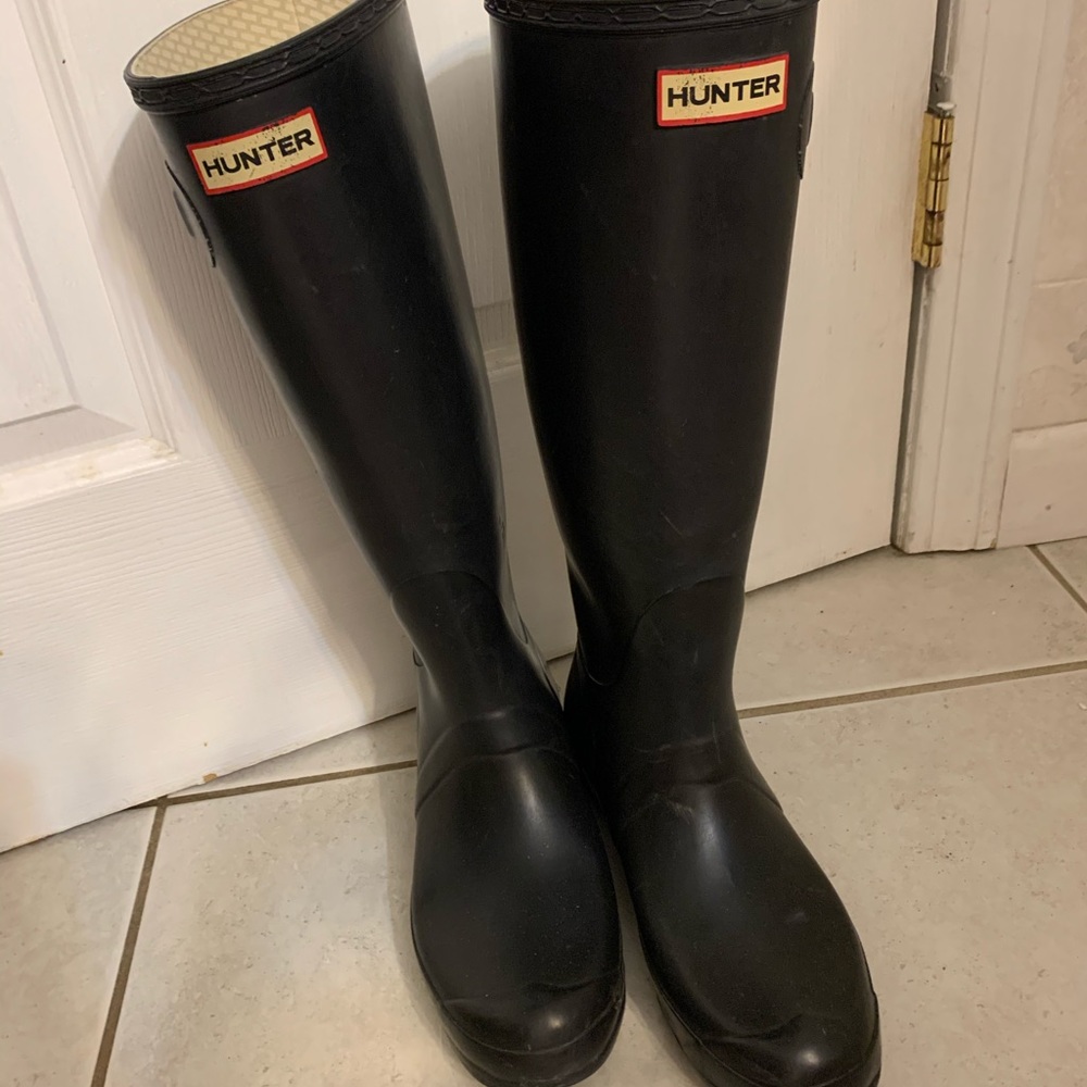 Hunter tall boots